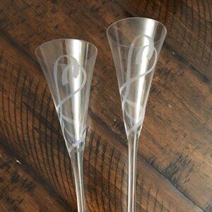 Champagne Flutes, set of 2